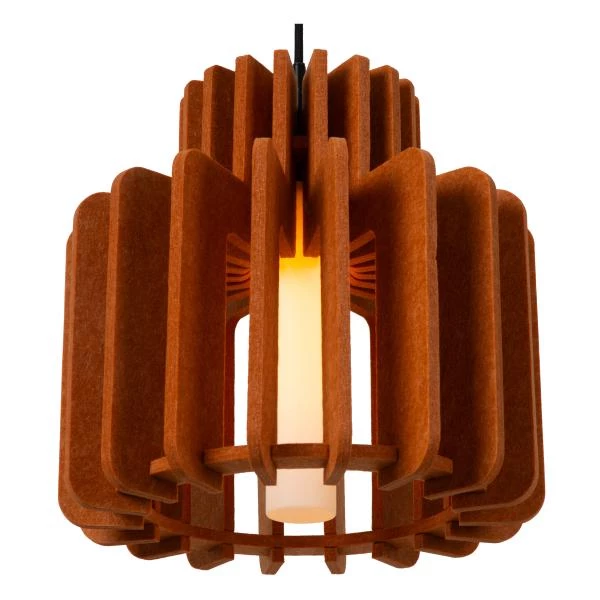 Lucide ROLLO - Hanglamp - 1xE27 - Terracotta - detail 1